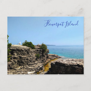 Carte Postale Île Flowpot Baie Georgienne Ontario Canada