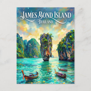 Carte Postale Île James Bond Thaïlande
