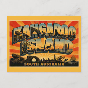 Carte Postale Île Kangaroo Australie-Méridionale Paradis Fauniqu