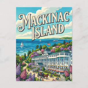 Carte Postale Île Mackinac