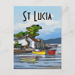 Carte Postale Île Saint Licia, modifier le texte