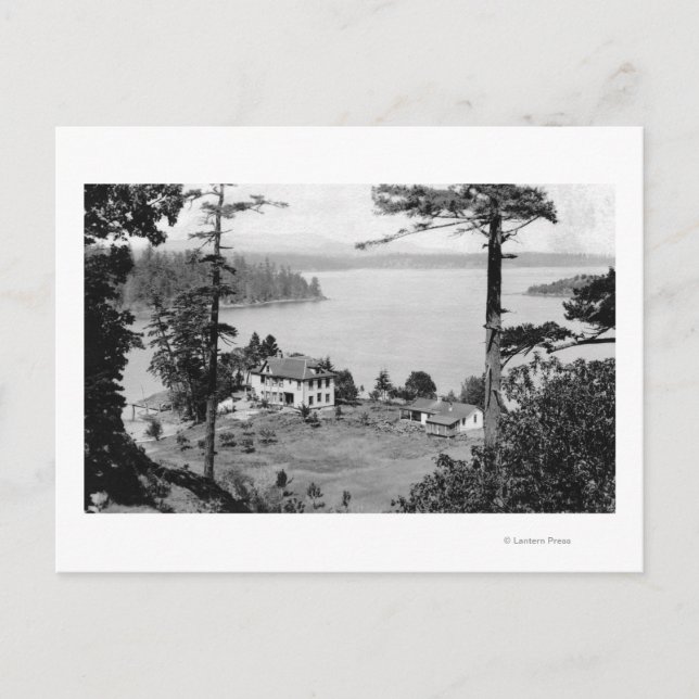Carte Postale Île San Juan, WAGuam A Lama View Photographie (Devant)