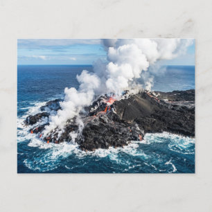 Carte Postale Île volcanique