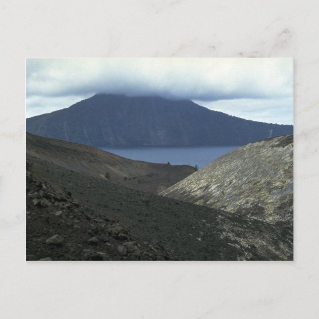 Carte Postale Ile volcanique de Cracovie, Indonésie (Devant)