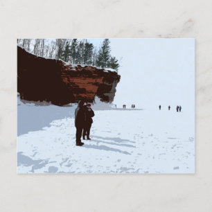 Carte Postale Iles Apôtres GLACES Nationales Lakeshore