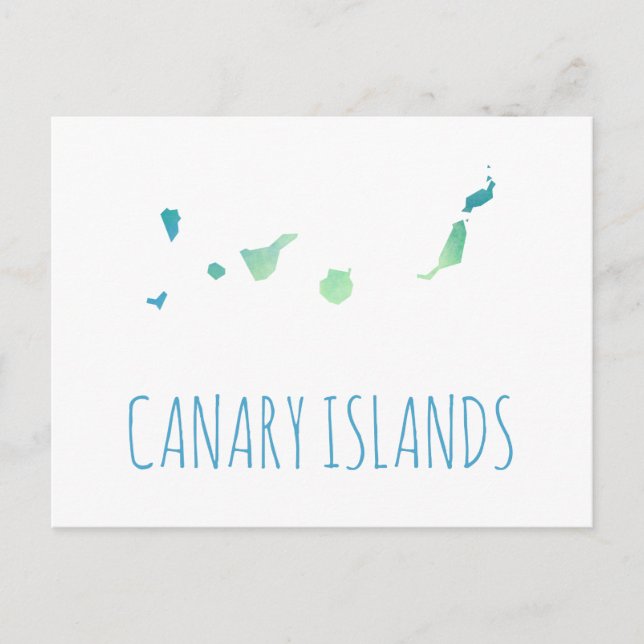 Carte Postale Îles Canaries (Devant)