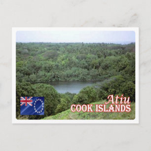 Carte Postale Îles Cook - Atiu -