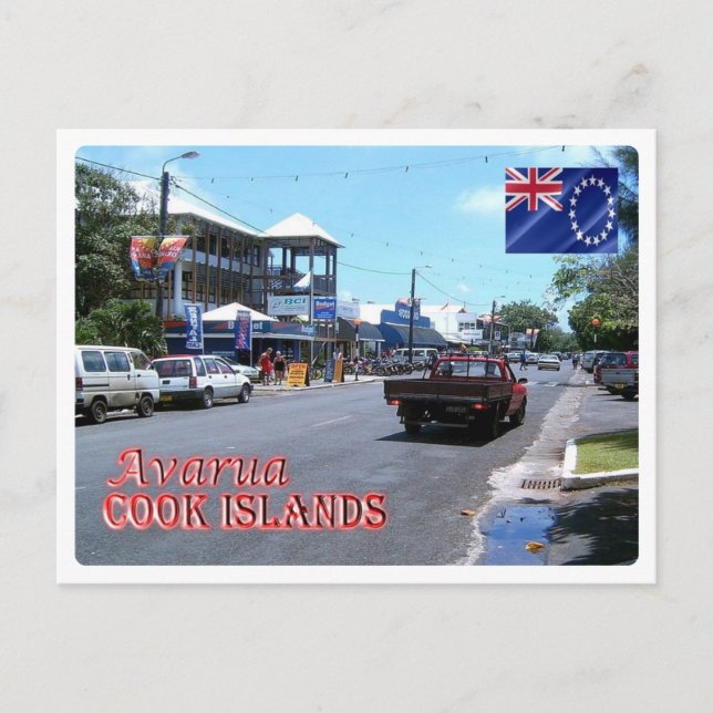 Carte Postale Îles Cook - Avarua - (Devant)