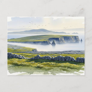 Carte Postale Iles d'Aran Irlande Voyage