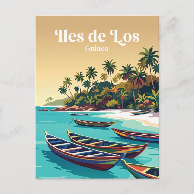 Carte Postale Îles de Los Guinée (Devant)
