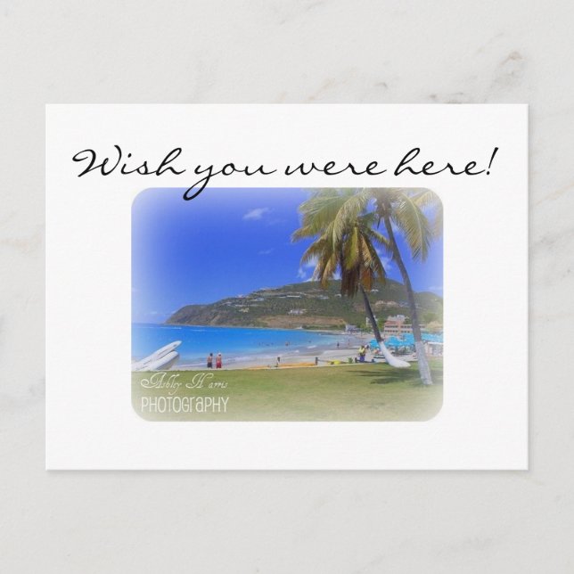Carte Postale Îles de St Maarten (Devant)