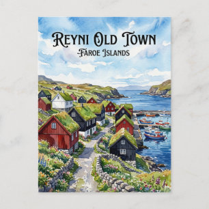Carte Postale Îles Féroé de Reyni