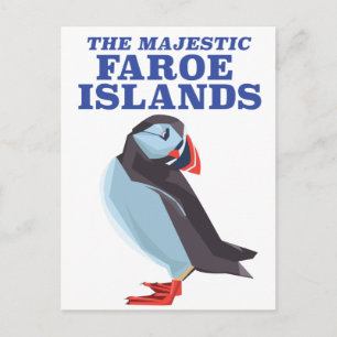 Carte Postale Iles Féroé Puffin