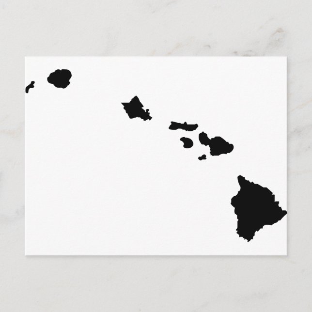 Carte Postale Iles hawaïennes (Devant)