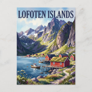 Carte Postale Îles Lofoten Norvège