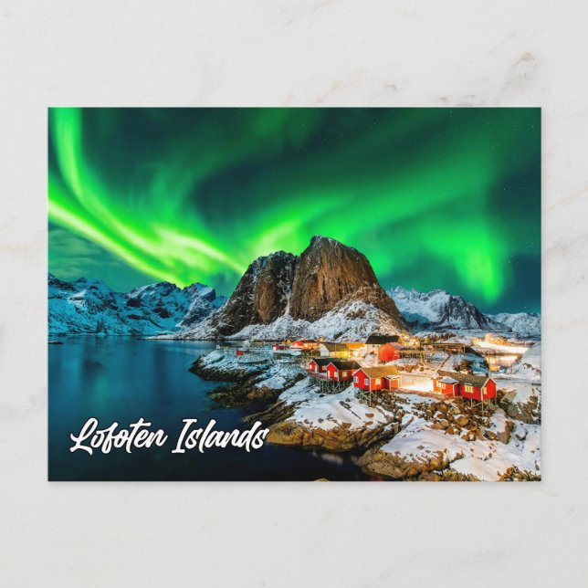 Carte Postale Îles Lofoten, Norvège (Devant)