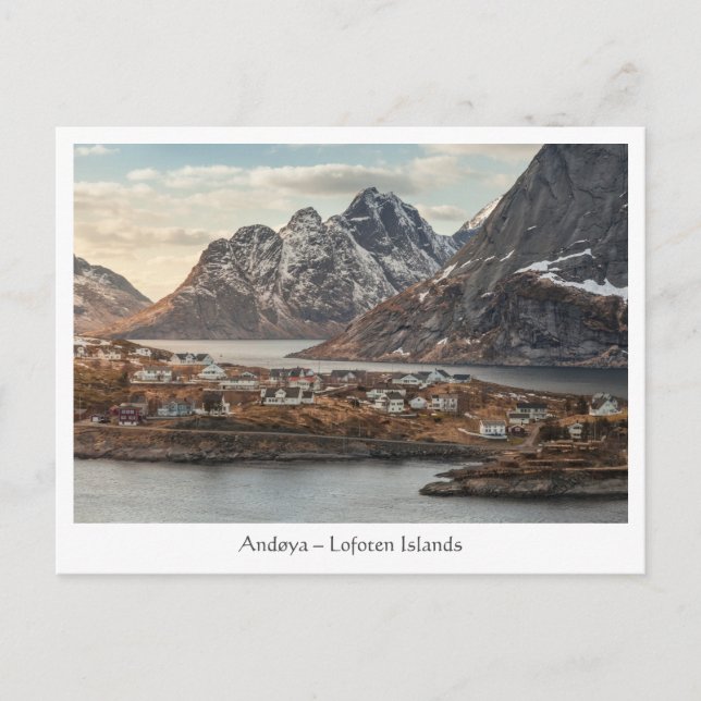 Carte Postale Iles Lofoten Norvège (Devant)