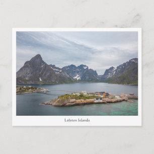 Carte Postale Iles Lofoten Norvège