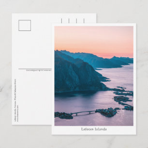 Carte Postale Iles Lofoten Norvège