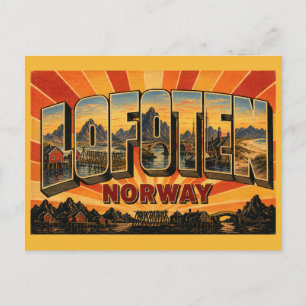 Carte Postale Îles Lofoten Norvège