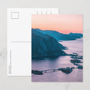 Carte Postale Iles Lofoten Norvège