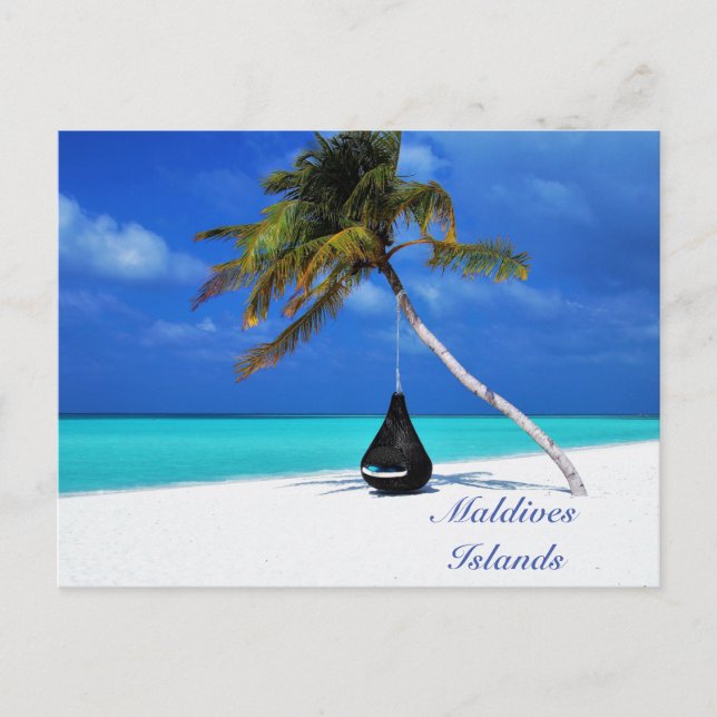 Carte Postale Îles Maldives (Devant)