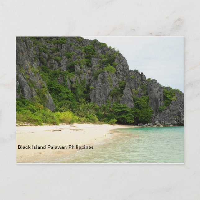 Carte Postale Îles Noires Palawan Philippines (Devant)