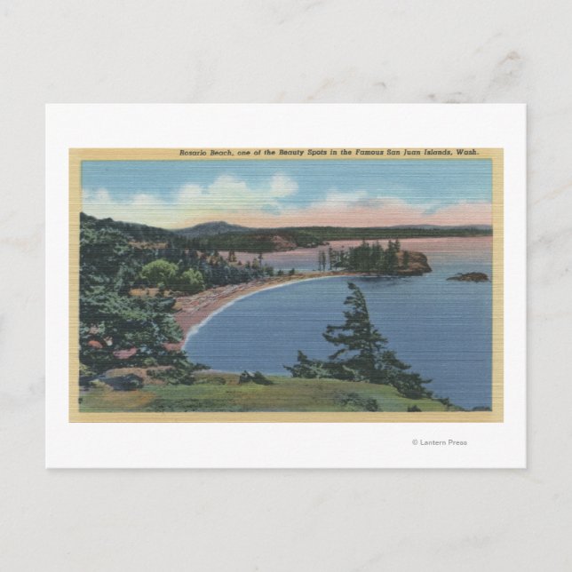 Carte Postale Îles San Juan, Washington (Devant)