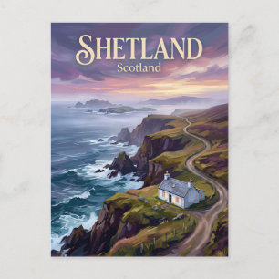 Carte Postale Îles Shetland Écosse