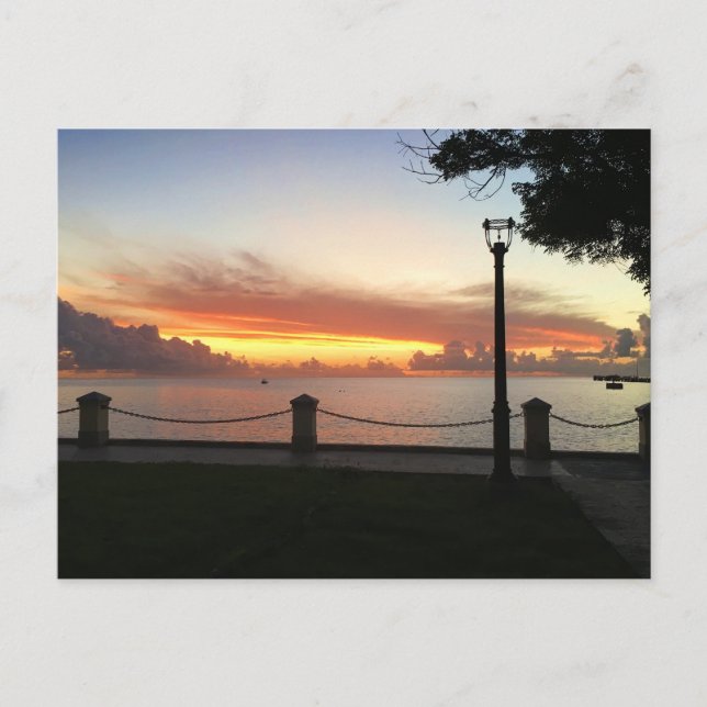 Carte Postale Iles Vierges Sunset St. Croix USVI (Devant)
