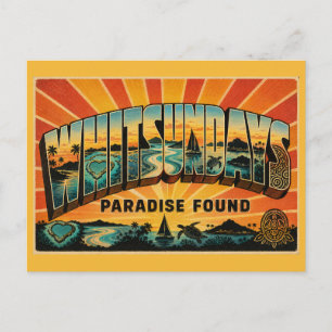 Carte Postale Îles Whitsunday Paradis Trouvé Queensland