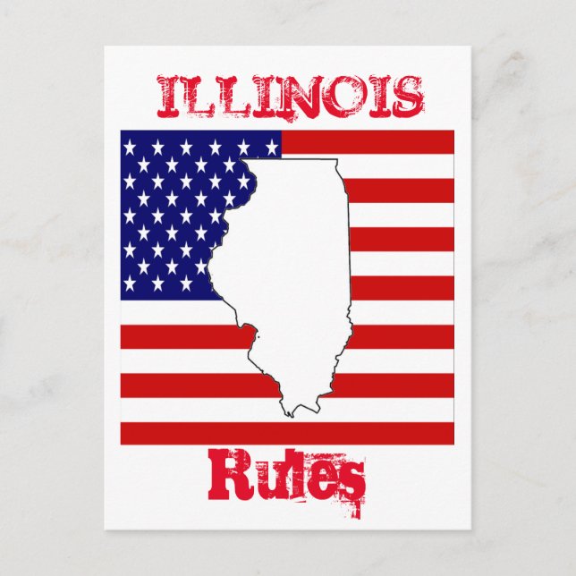 CARTE POSTALE ILLINOIS (Devant)