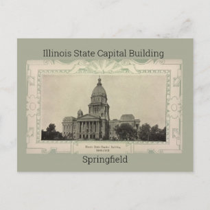 Carte Postale Illinois State Capital Building Postcard (1908)