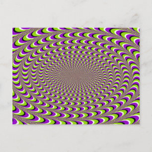 Carte Postale Illusion optique