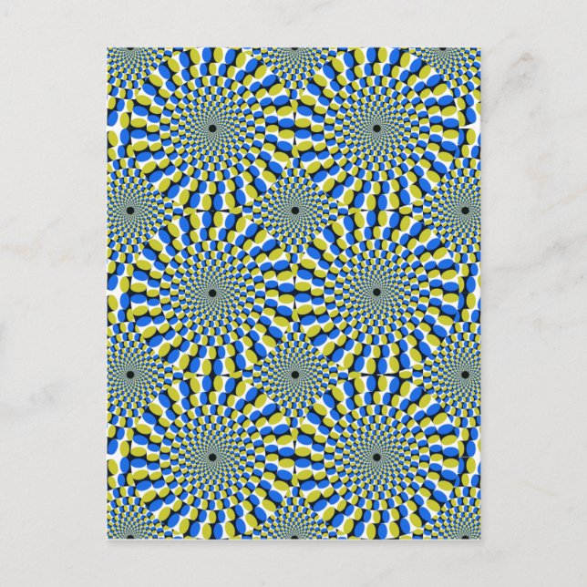 Carte Postale Illusion optique (Devant)