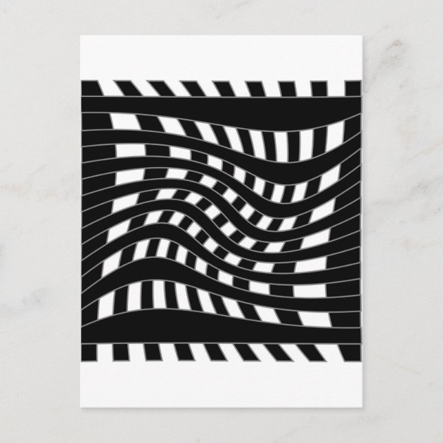 Carte Postale Illusion optique (Devant)