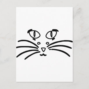 Carte Postale Illusion optique de chat ou de souris