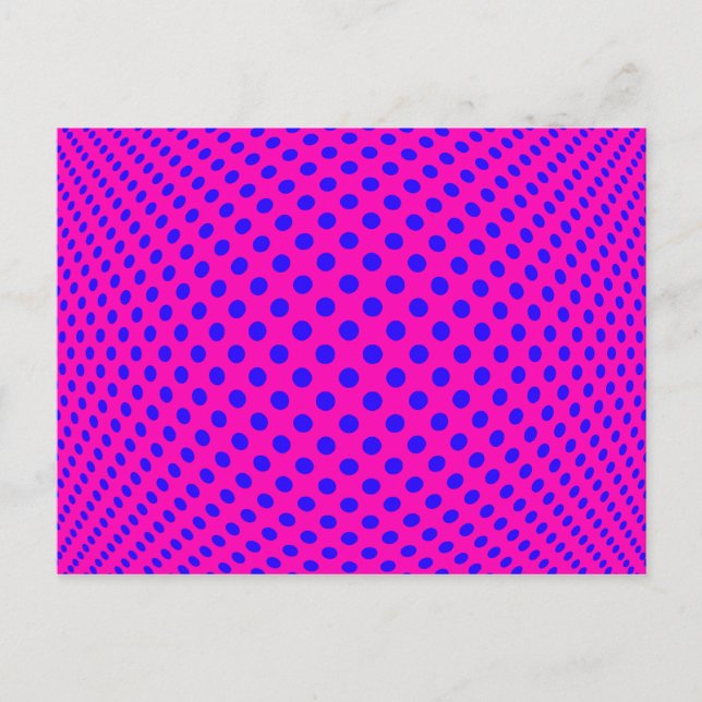 Carte Postale Illusion optique de point (Devant)