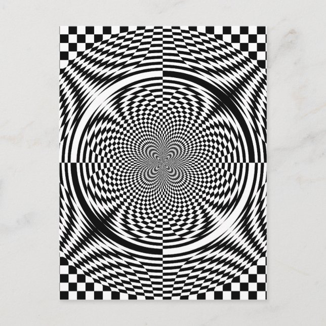 Carte Postale Illusions optiques (Devant)