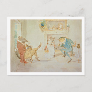 Carte Postale Illustration 'A Frog He Would a Wooing Go'