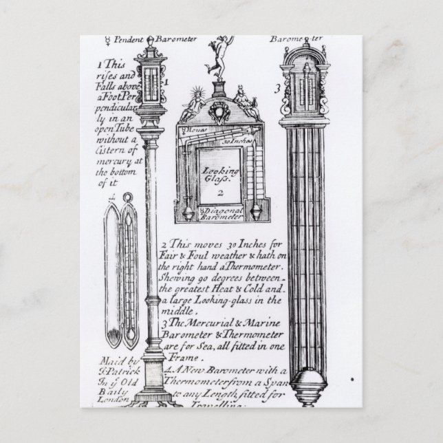 Carte Postale Illustration annotée de Pendent, Diagonal (Devant)