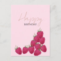 Illustration aquarelle de framboises