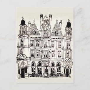Carte Postale Illustration Birmingham Building
