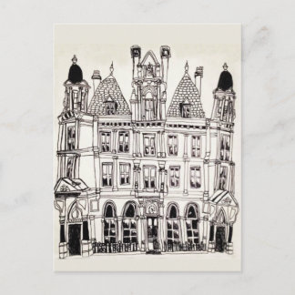 Carte Postale Illustration Birmingham Building