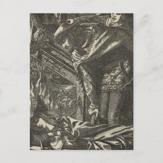 Carte Postale Illustration classique pour La Dame de Shalott