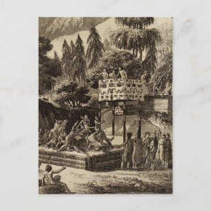 Carte Postale Illustration Colombie-Britannique