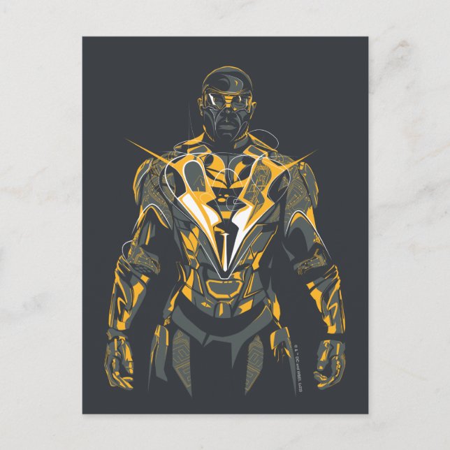 Carte Postale Illustration de Black Lightning (Devant)