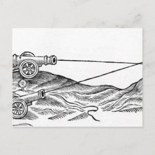 Carte Postale Illustration de Cannon Fire