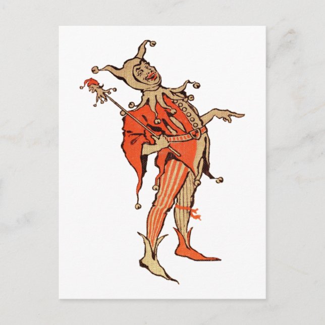 Carte Postale Illustration de Court Jester (Devant)