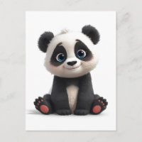 Illustration de dessin animé d'ours panda assis